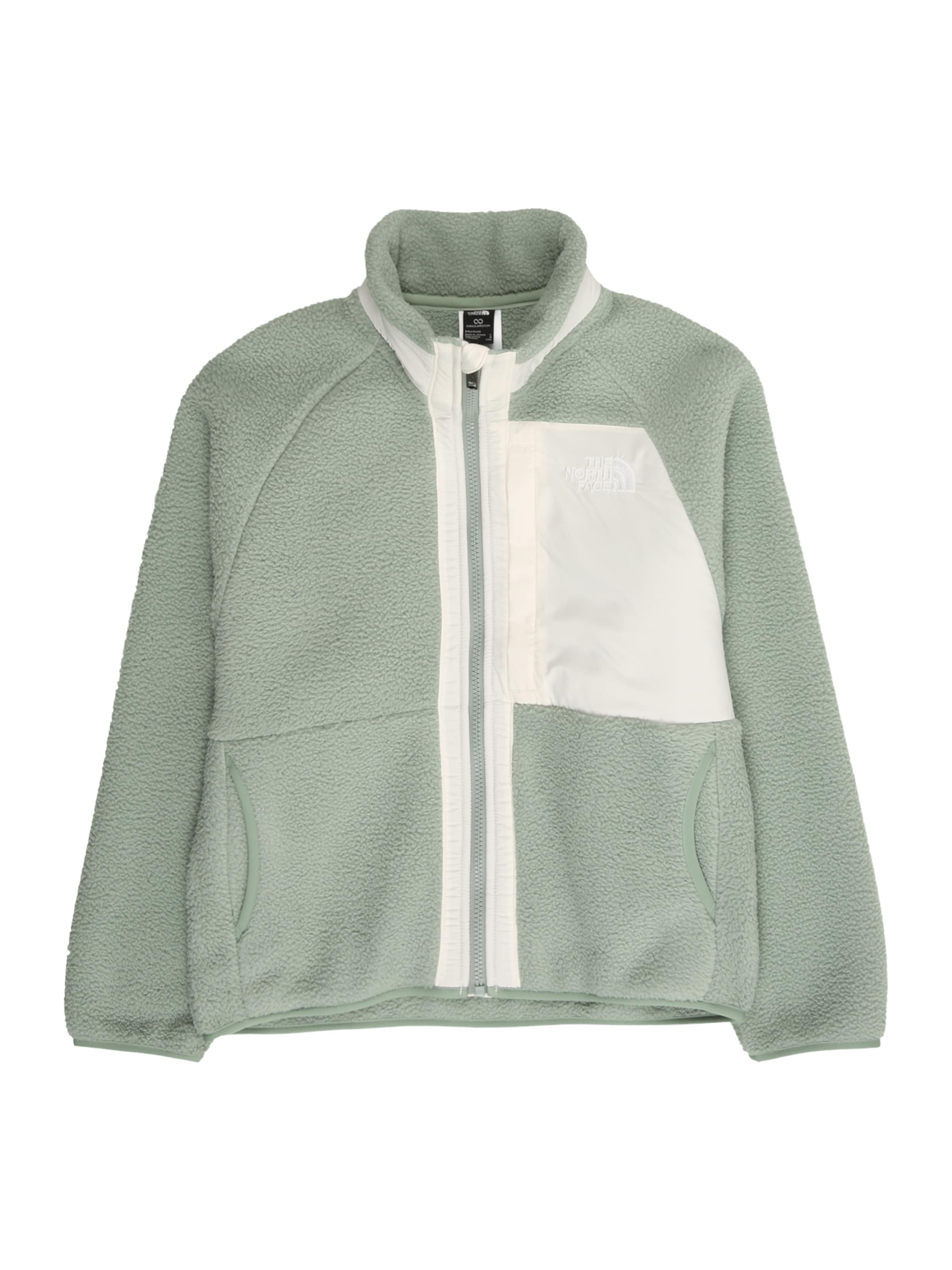 THE NORTH FACE Λειτουργική ζακέτα φλις 'YUMIORI' σε πράσινο: μπροστά