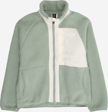 THE NORTH FACE Функциональная флисовая куртка 'YUMIORI' в Зеленый: спереди