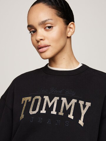 Tommy Jeans Sweatshirt in Schwarz