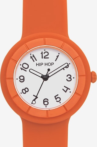 Hip Hop Analoog horloge in Oranje: voorkant