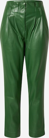MEXX Regular Pleat-Front Pants in Green: front