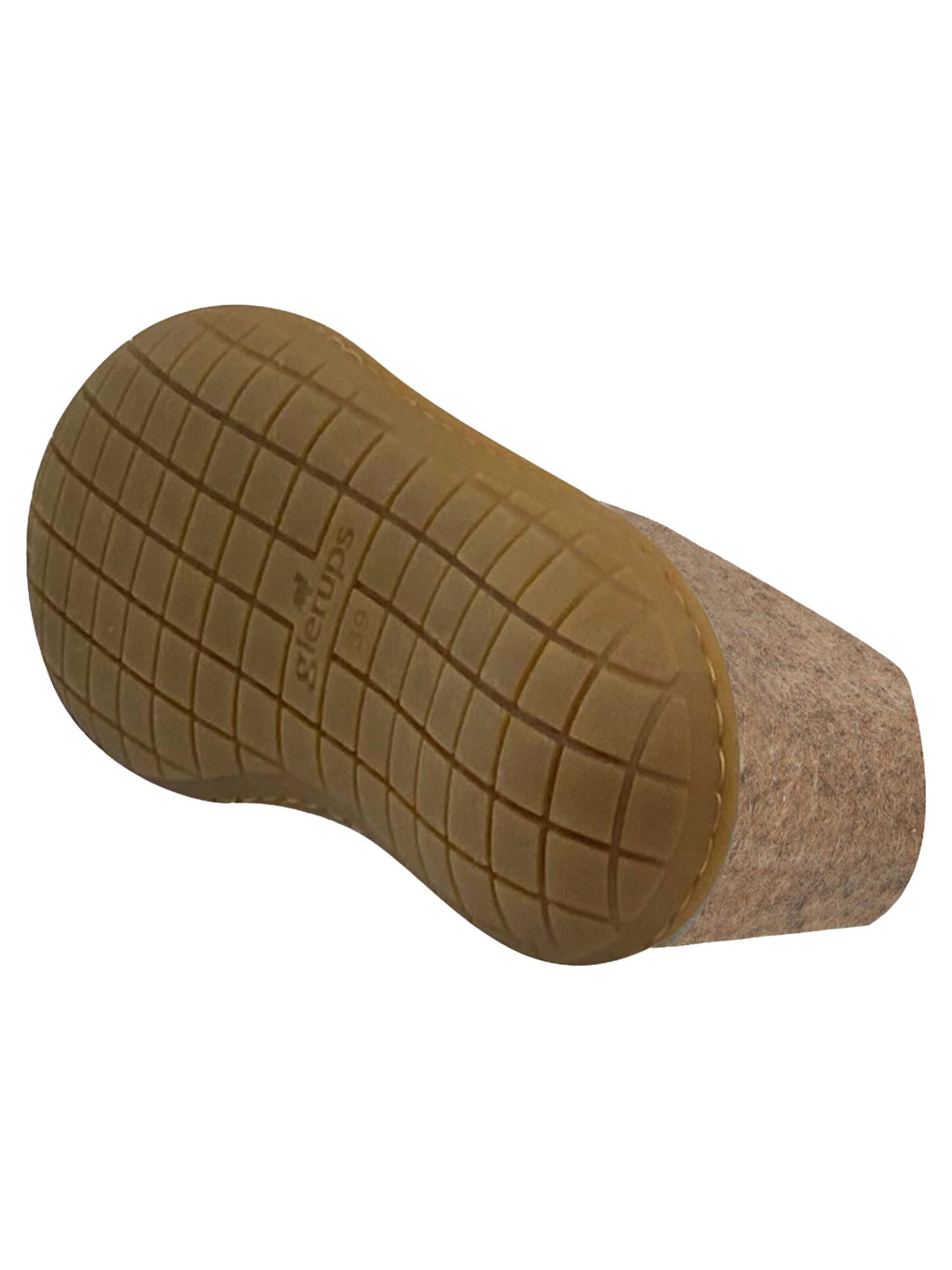 Glerups Slippers 'Kautschuksohle' in Beige