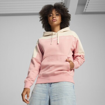PUMA Sweatshirt 'Around The Block' in Pink: front