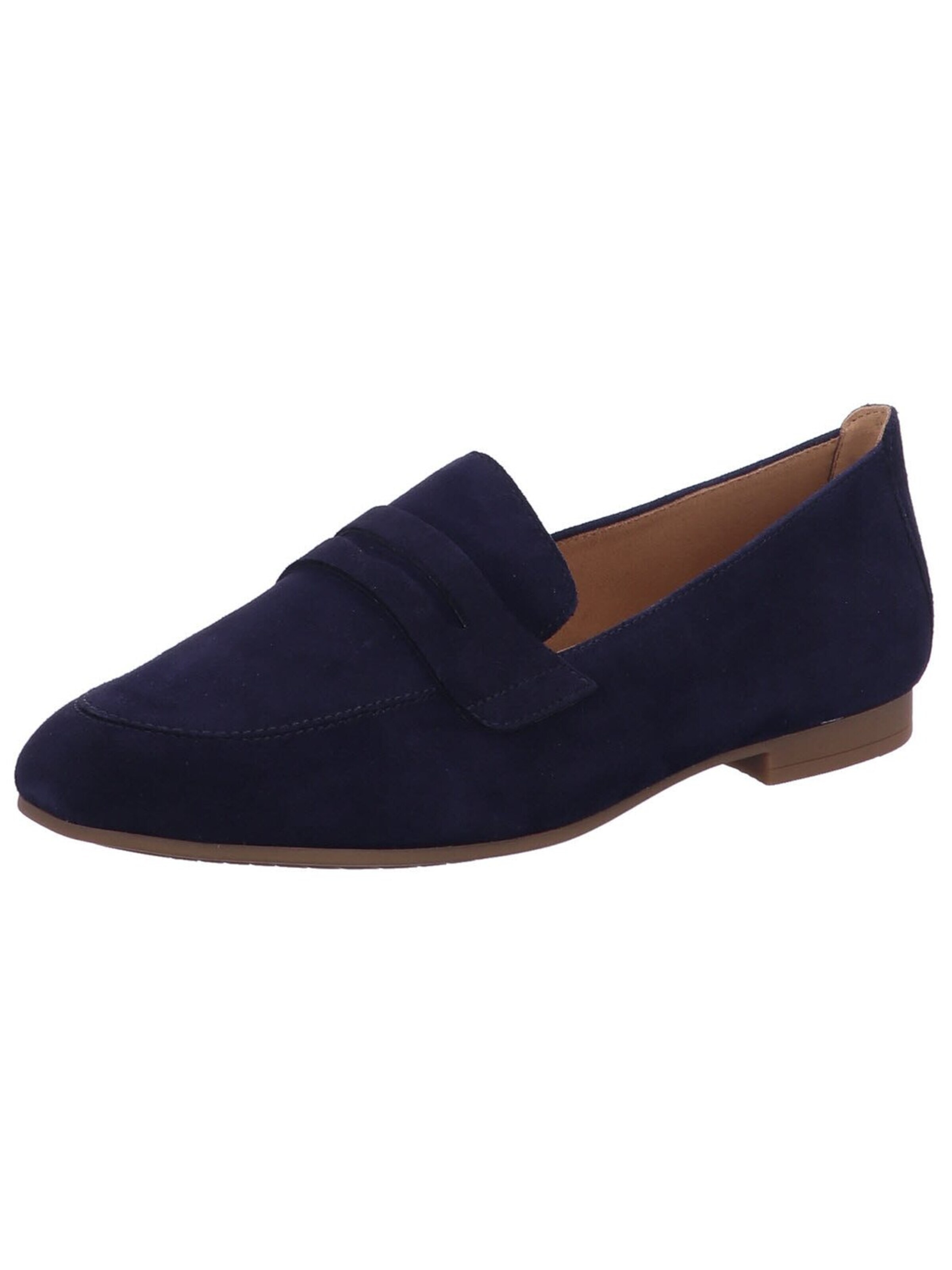 GABOR Classic Flats in Blue: front