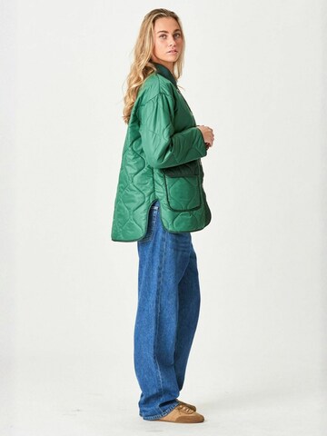 TEESHOPPEN Between-season jacket ' Quilted ' in Green