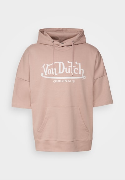 Von Dutch Originals Sweatshirt 'Preet' in puder / weiß, Produktansicht