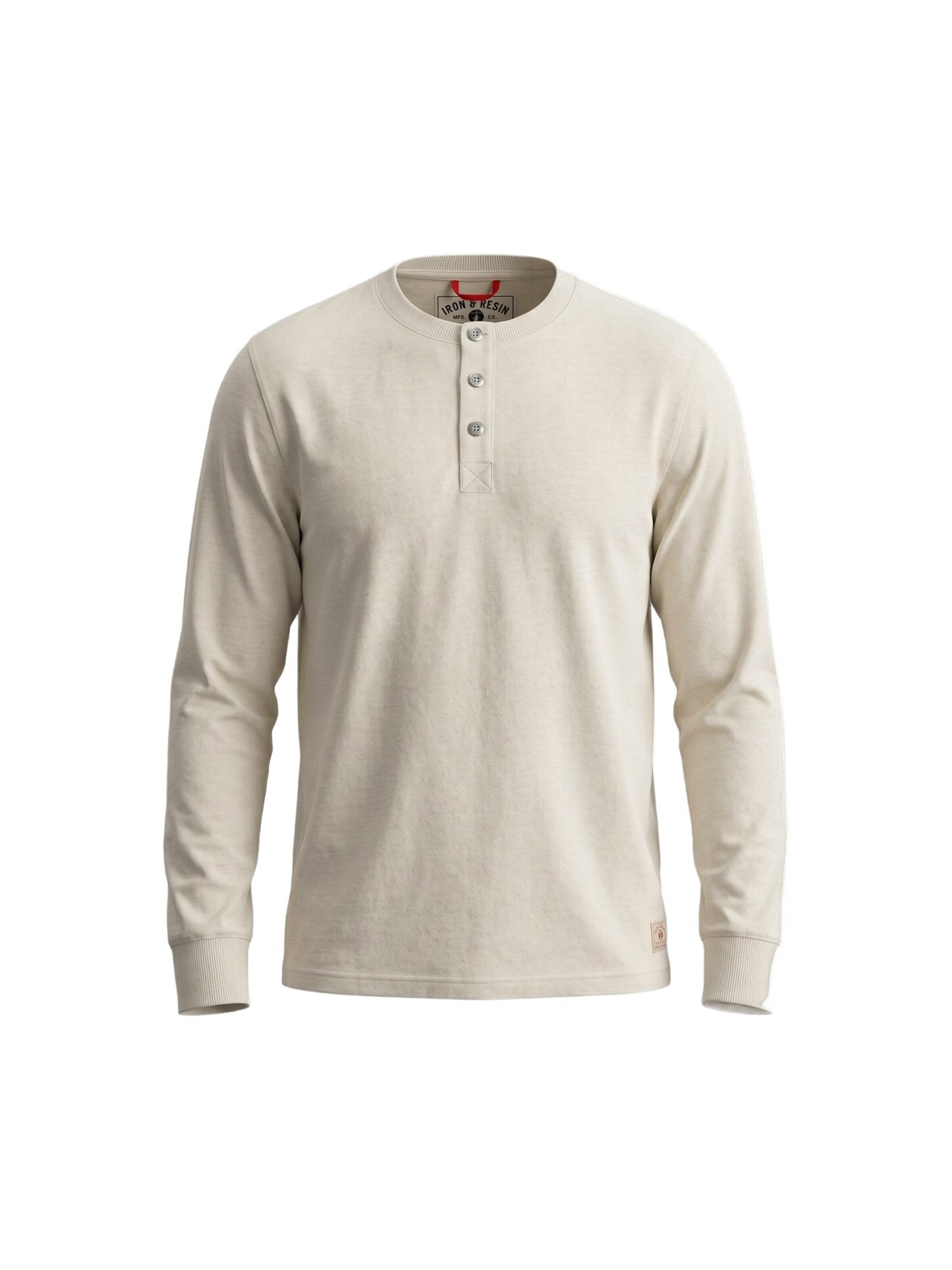 Iron and Resin Shirt in Beige: front