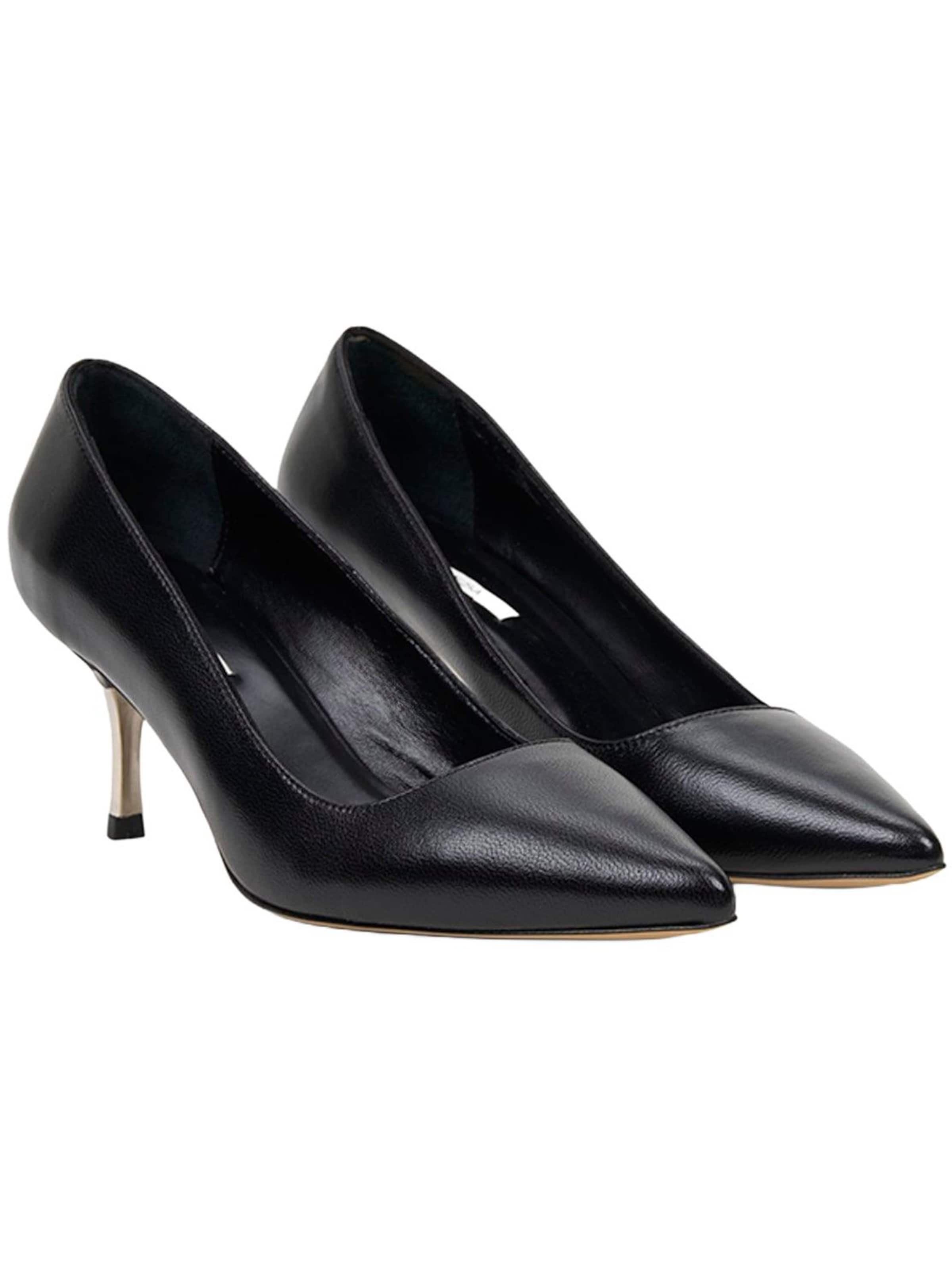 Desa - Zapatos destalonado 'Pumps' en negro: frente