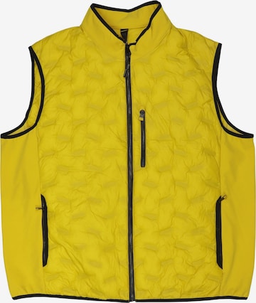 BRAX Weste 5XL in Gelb: Vorderseite