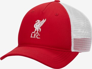 NIKE Athletic Cap in Red: front