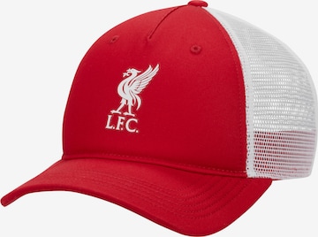 NIKE Athletic Cap in Red: front