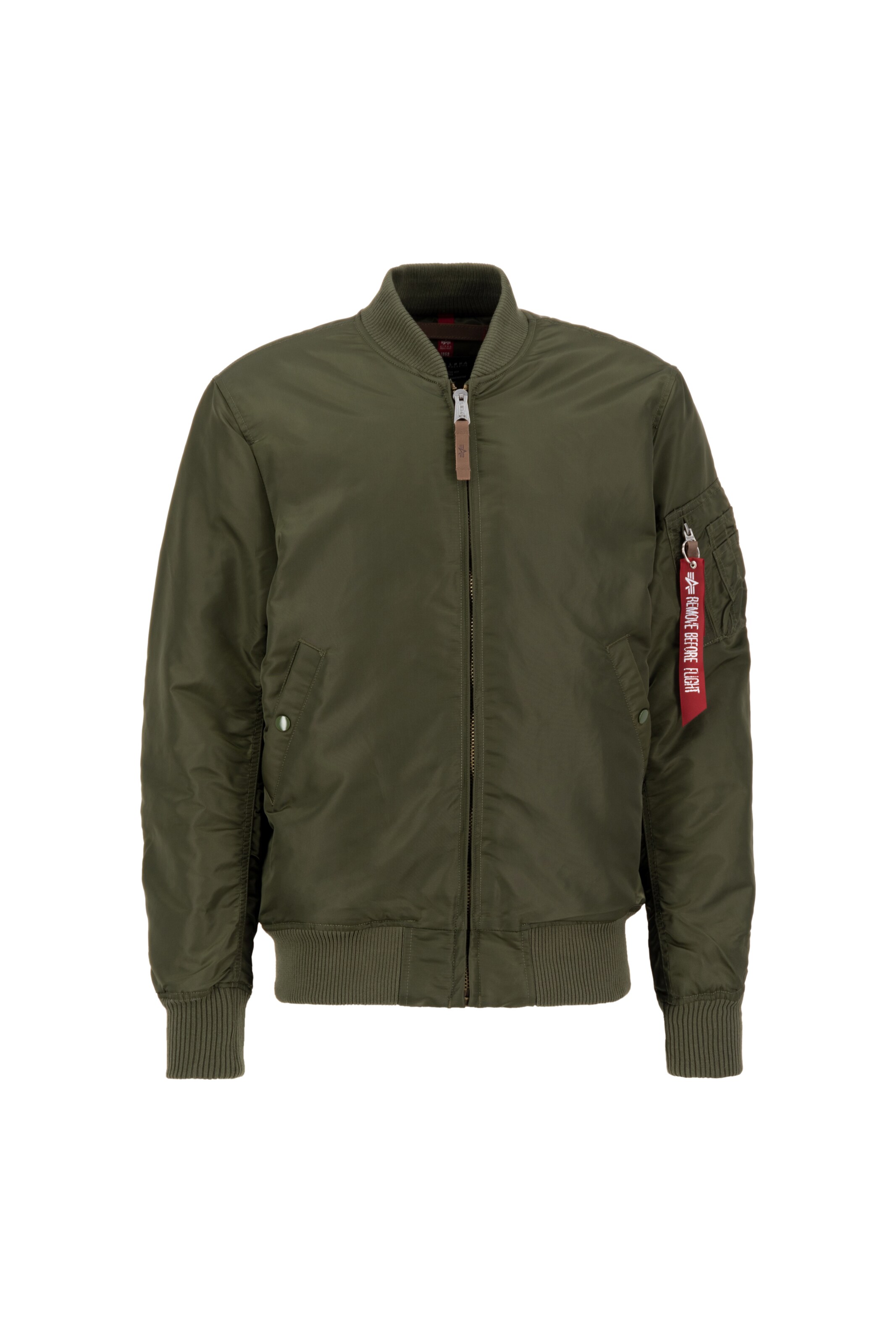 ALPHA INDUSTRIES Átmeneti dzseki 'MA-1 VF 59' - zöld: elől