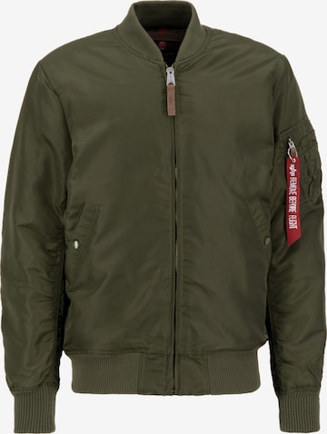 ALPHA INDUSTRIES Prechodná bunda 'MA-1 VF 59' - Zelená: predná strana