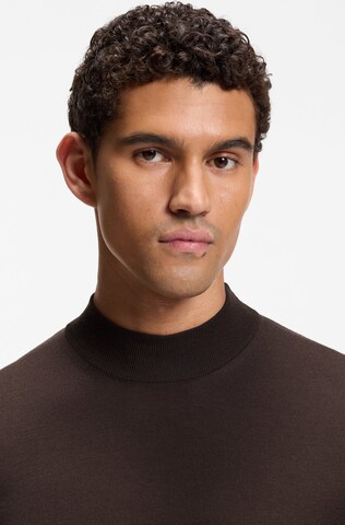 BOSS Pullover ' Bjarno' in Braun