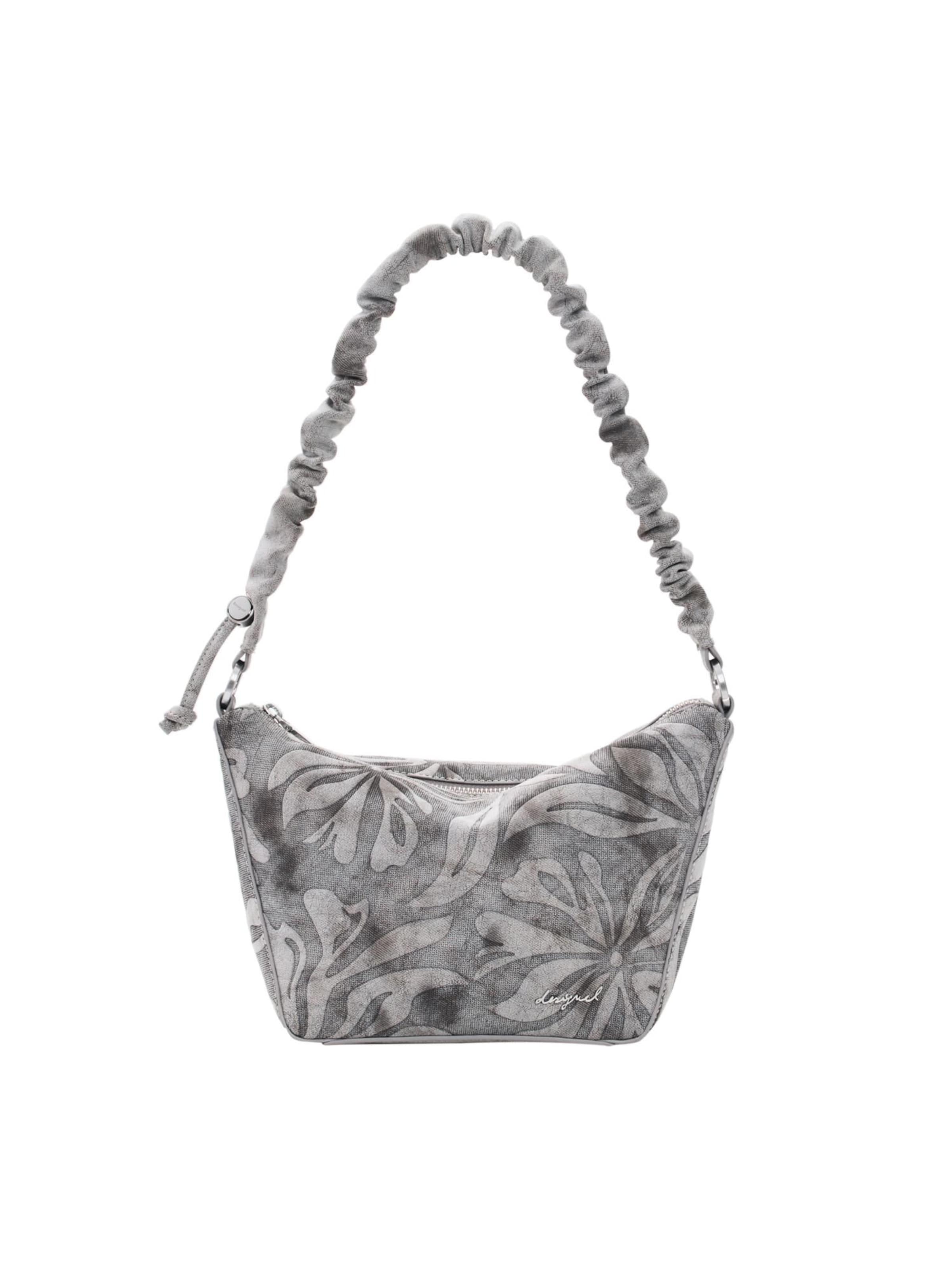Desigual - Bolso de hombro en gris: frente