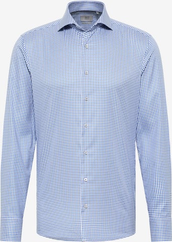 ETERNA Slim fit Business Shirt in Blue: front