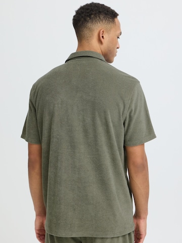BLEND Regular Fit Kurzarmhemd ' BHBasti ' in Grün