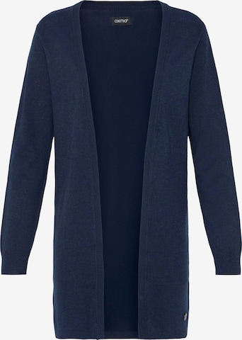 Oxmo Strickjacke ' OXAIDA LONG ' in Blau: Vorderseite