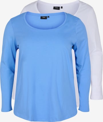 Zizzi Shirt in Blau: predná strana