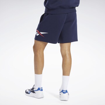 Reebok Regular Broek in Blauw