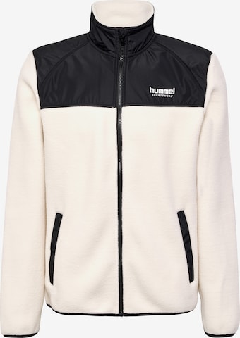 Hummel Athletic Fleece Jacket 'LGC THEO' in White: front