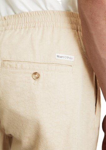 Marc O'Polo Regular Trousers 'Eksjö' in Beige