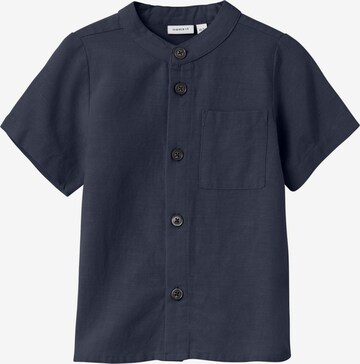 Coupe regular Chemise NAME IT en bleu : devant