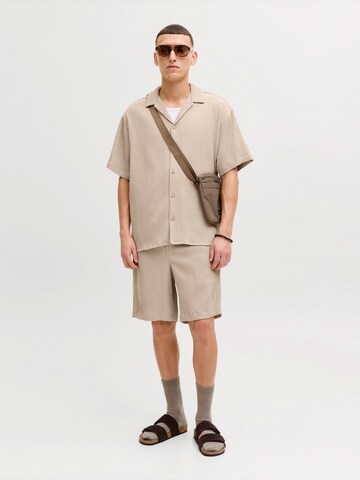 Comfort Fit Cămașă 'JJEHarrison' de la JACK & JONES pe gri