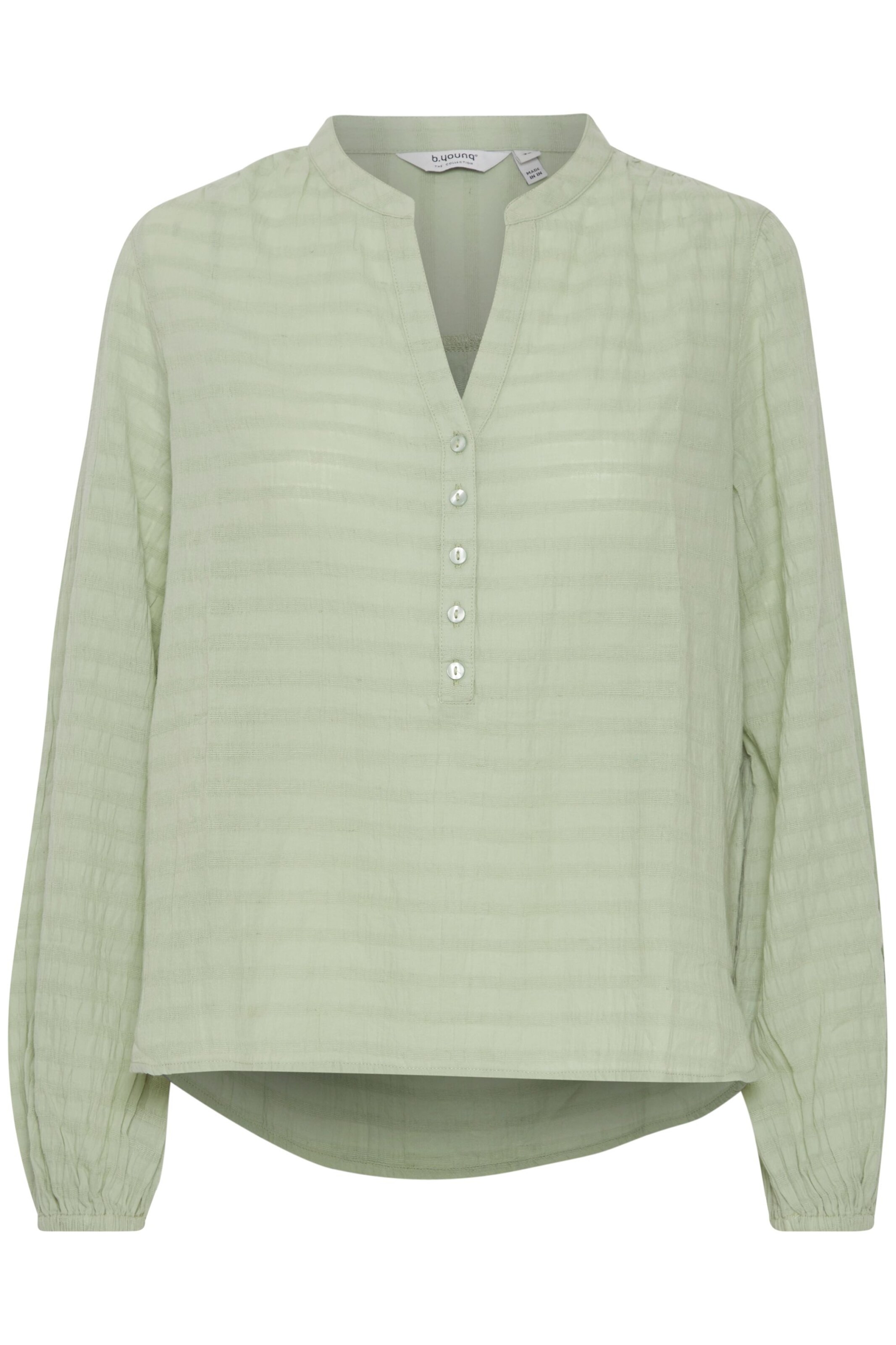 b.young Bluse 'Iloni' in Grün: Vorderseite