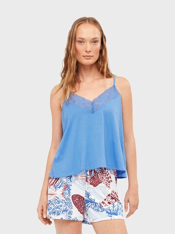 Pyjama Gisela en bleu : devant