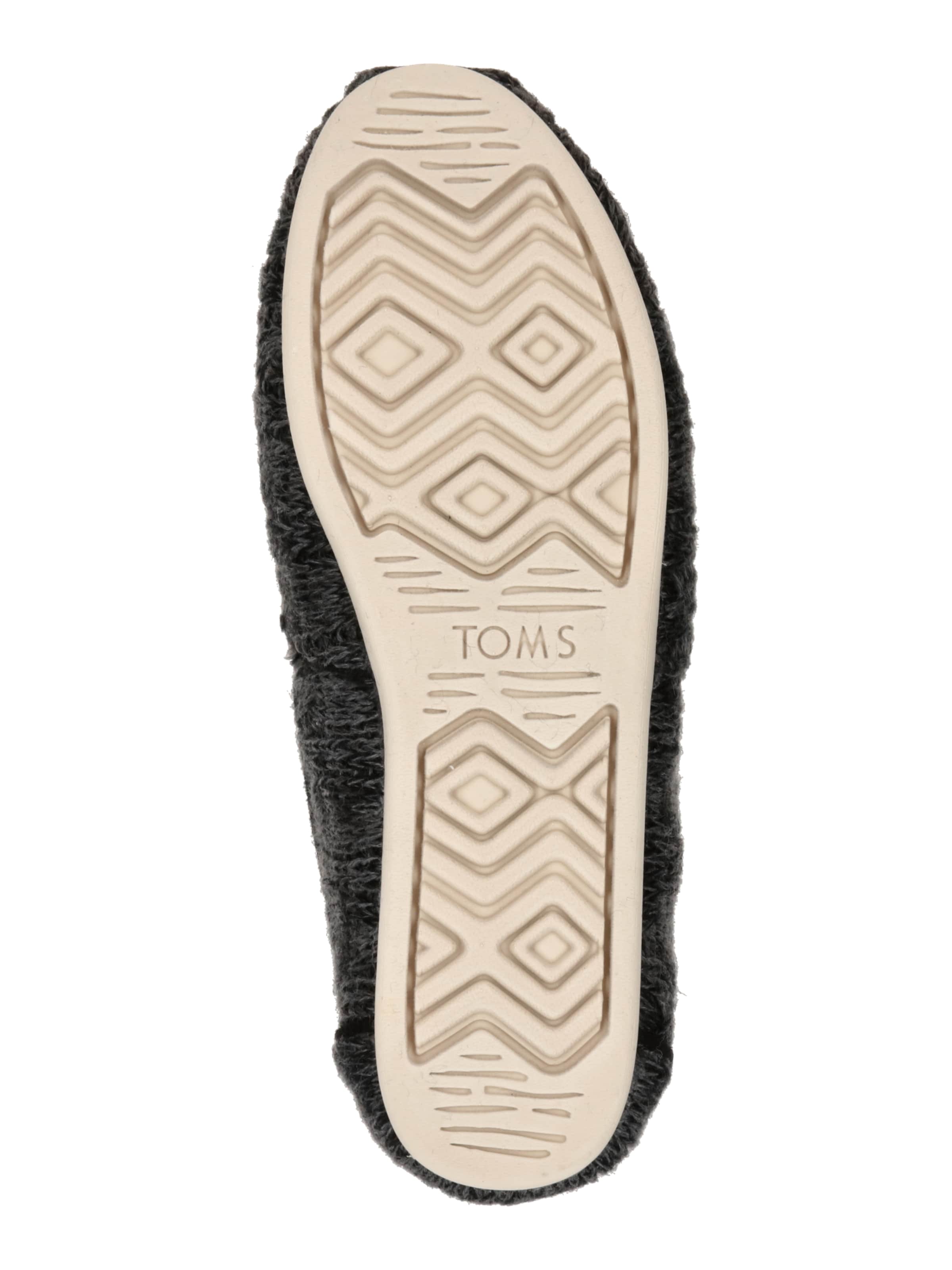 melns TOMS Iešļūcenes 'Alpargata'