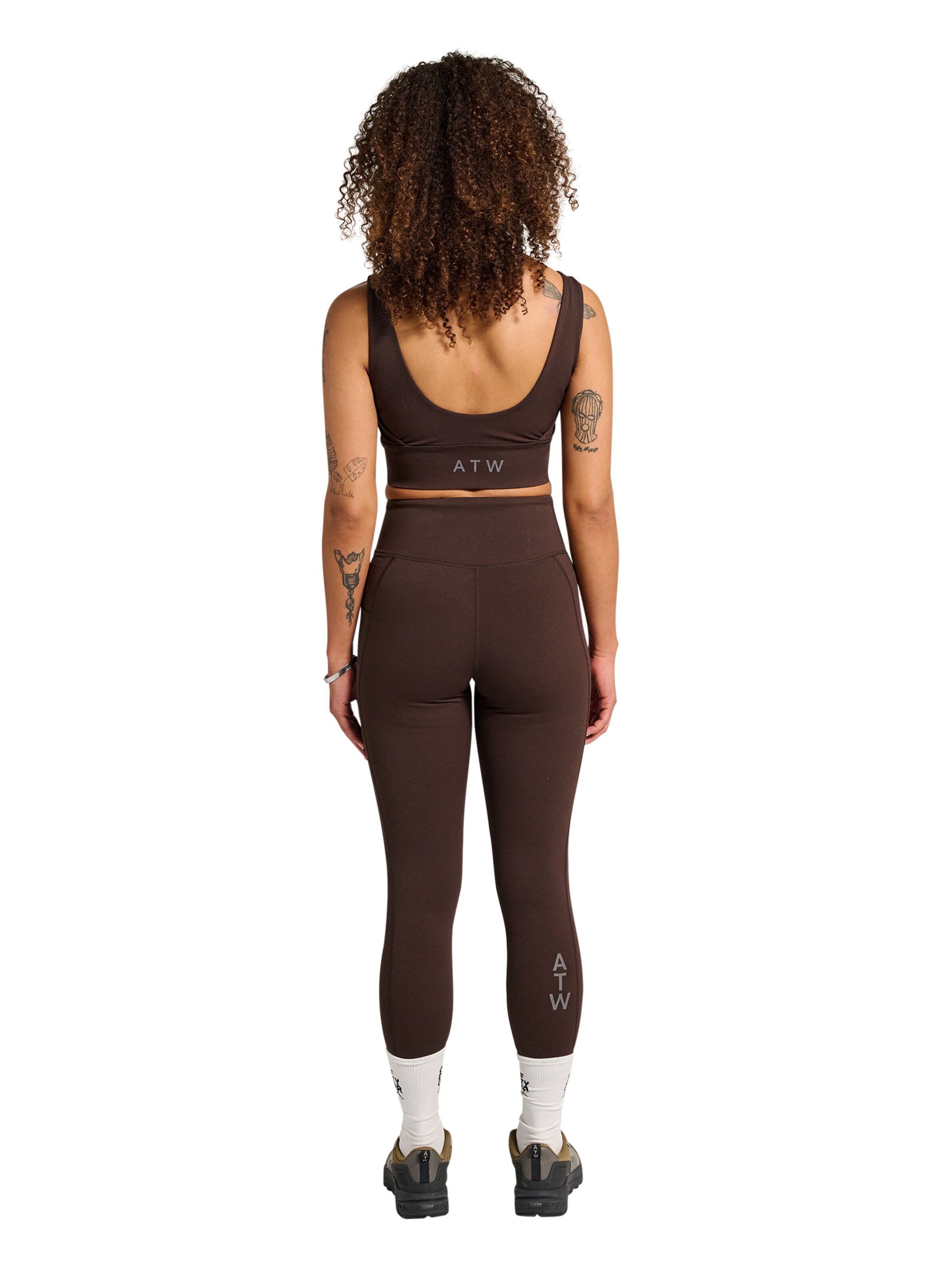 Bustier Haut de sport HALO en marron
