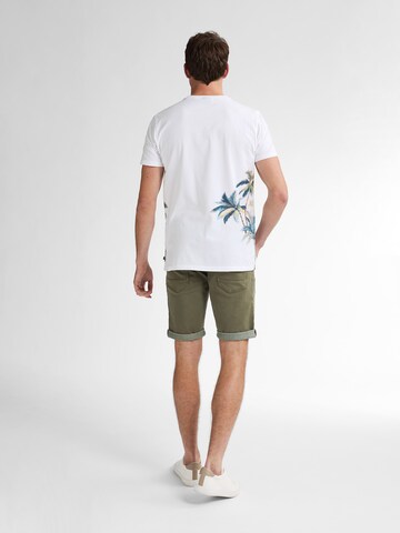 Petrol Industries T-Shirt 'Islandcrest' in Weiß