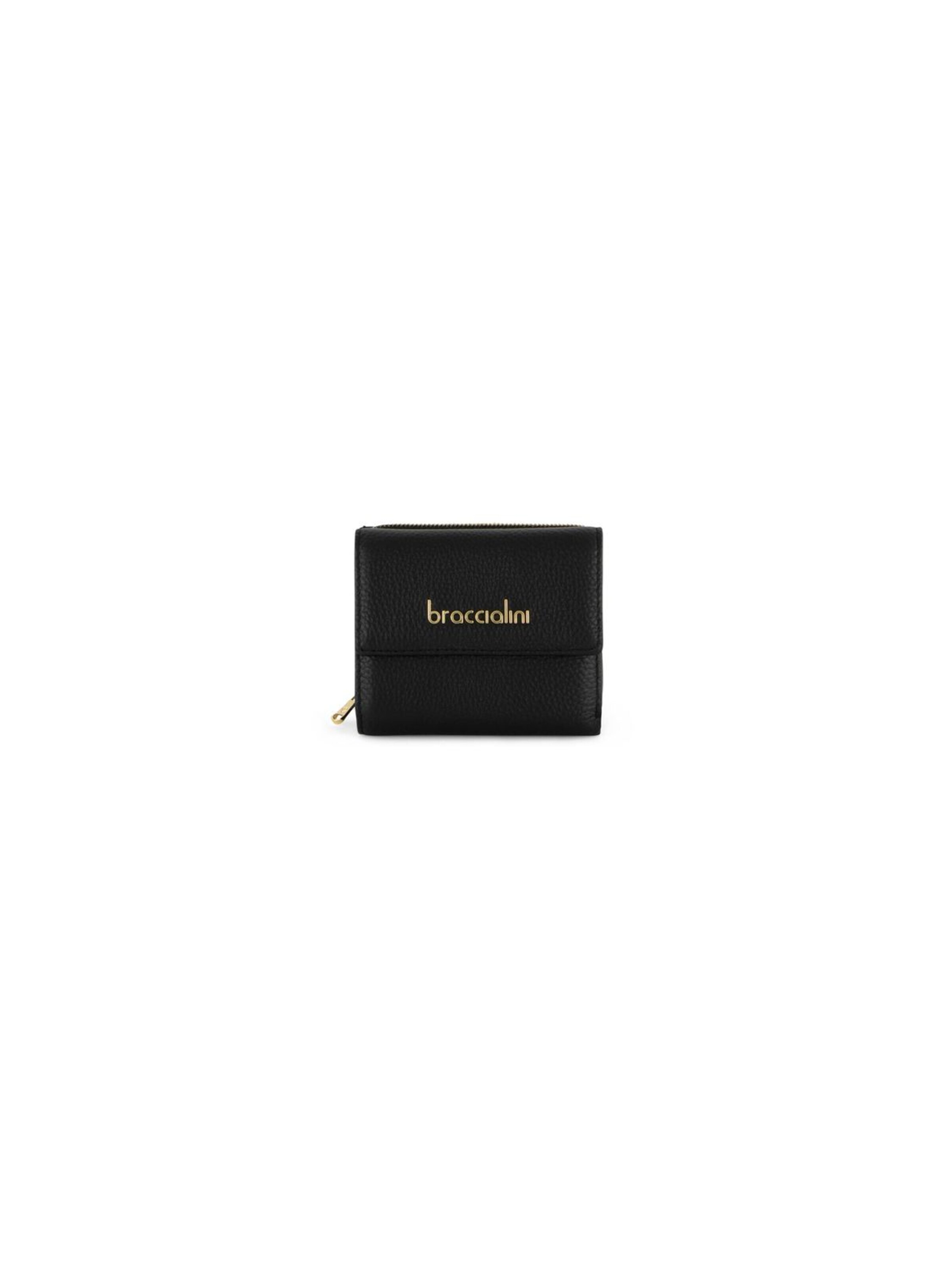 Braccialini - Cartera 'Basic' en negro: frente
