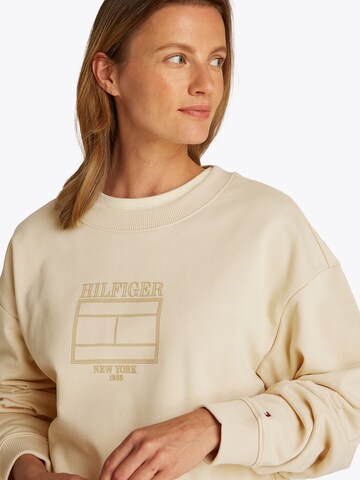 Sweat-shirt TOMMY HILFIGER en beige