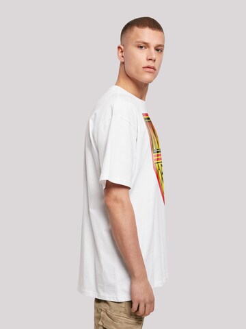 T-Shirt 'Kiss Army Logo' F4NT4STIC en blanc