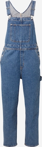 Monki Dungaree jeans in Blue: front