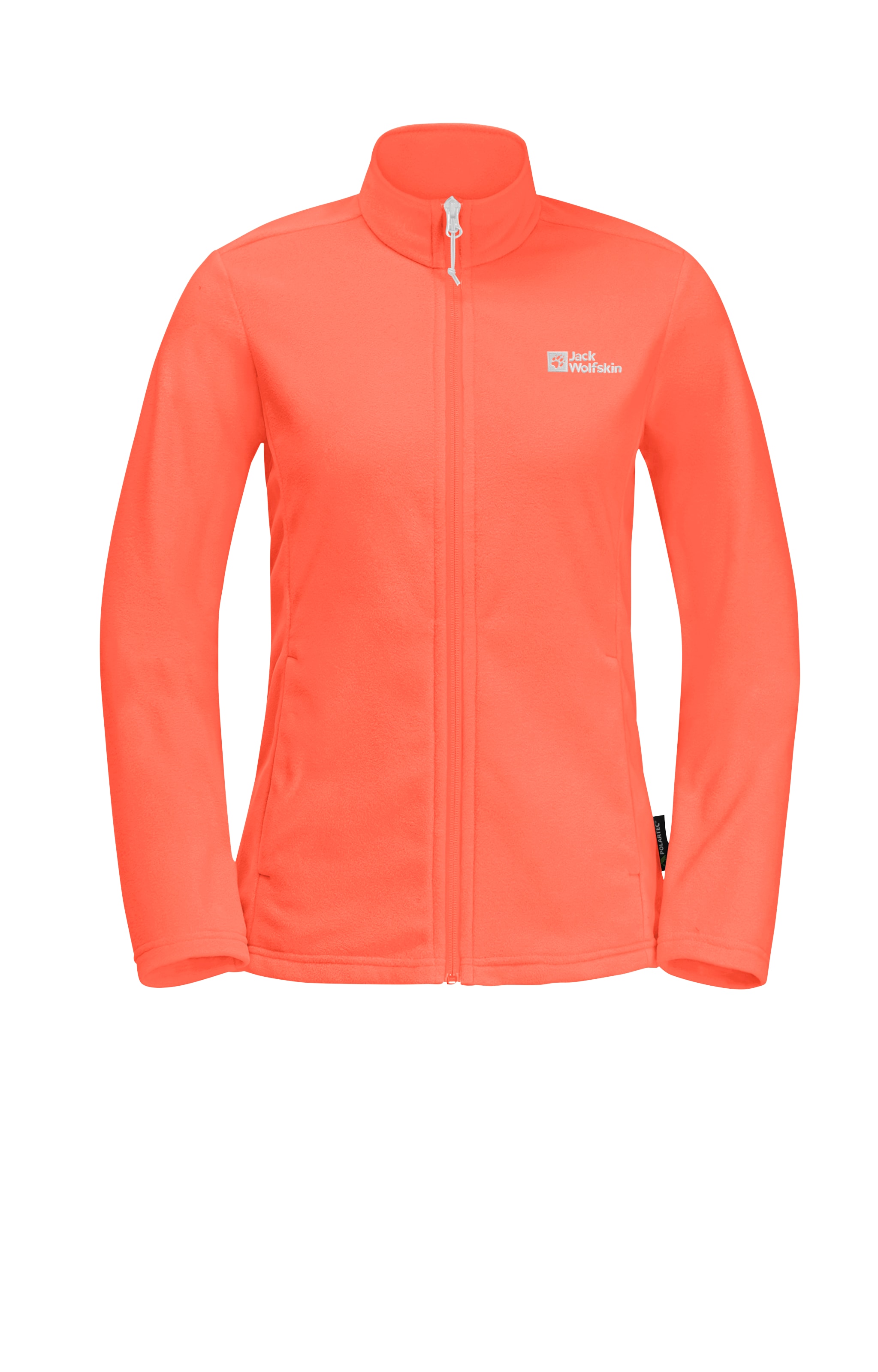 JACK WOLFSKIN Funktionsfleecejacke 'Taunus' in Orange: Vorderseite