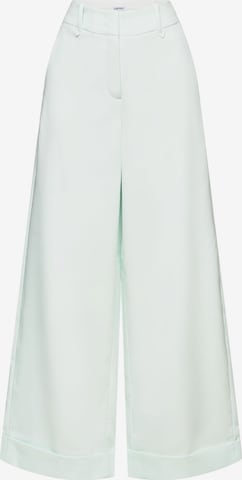 Wide Leg Pantalon ESPRIT en vert : devant