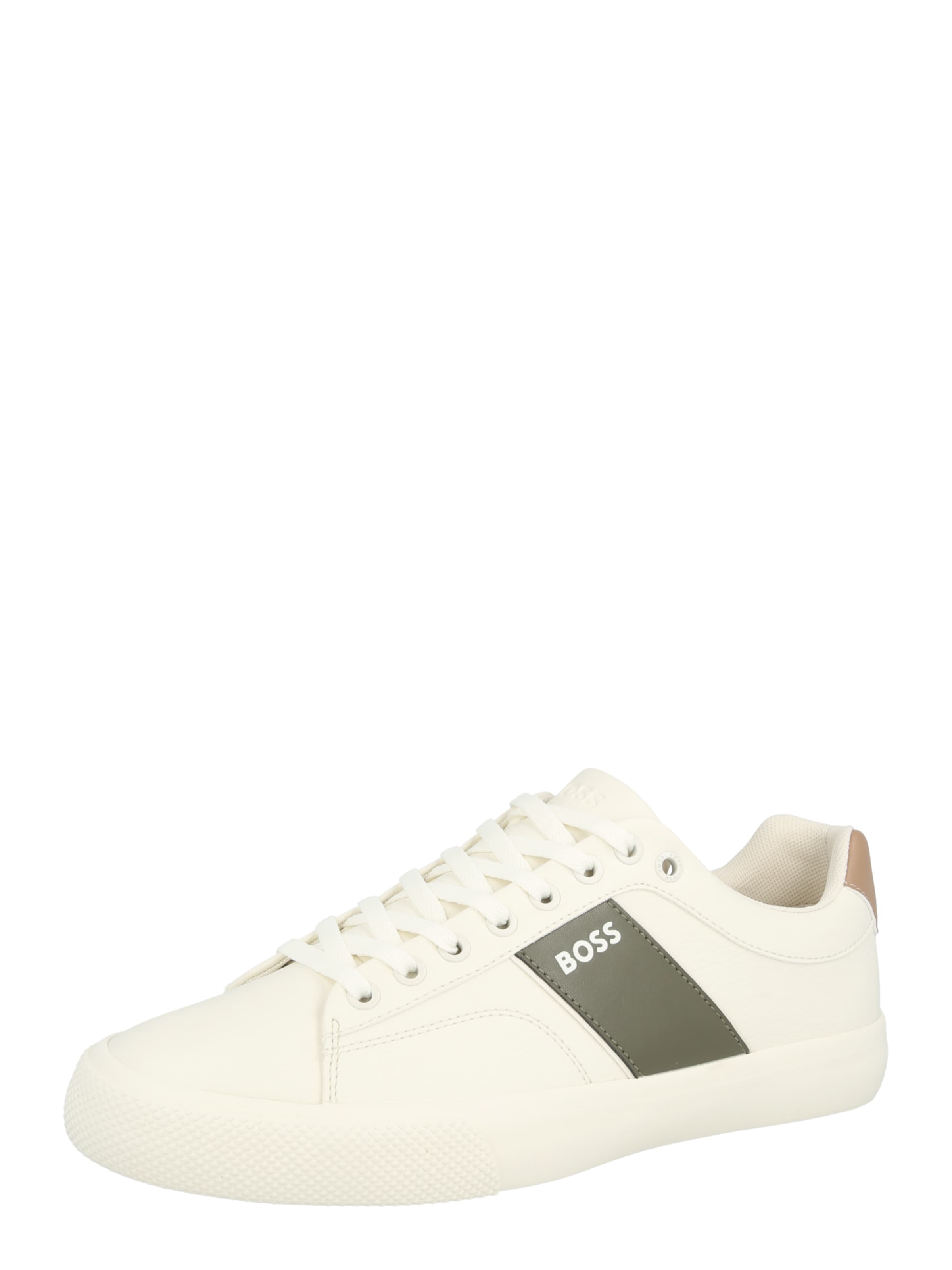 Baskets basses 'Aiden' BOSS en blanc : devant