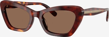 Lunettes de soleil 'CDP52' COACH en marron : devant