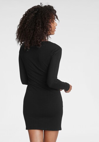 MELROSE Knitted dress in Black