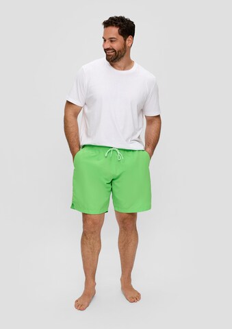 s.Oliver Men Big Sizes Board Shorts in Green