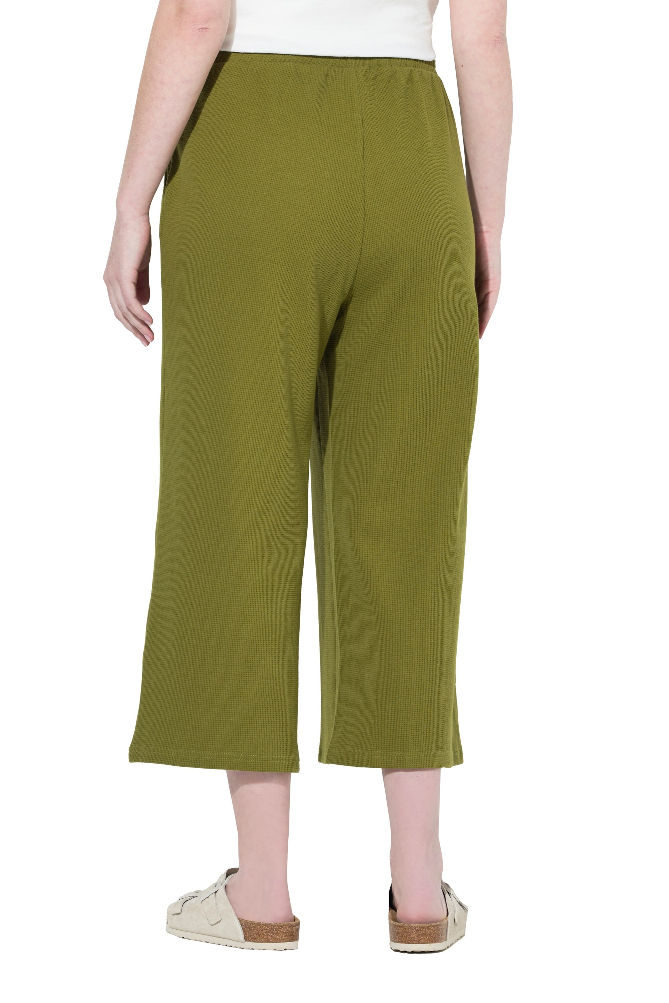 Ulla Popken Wide leg Pants in Green