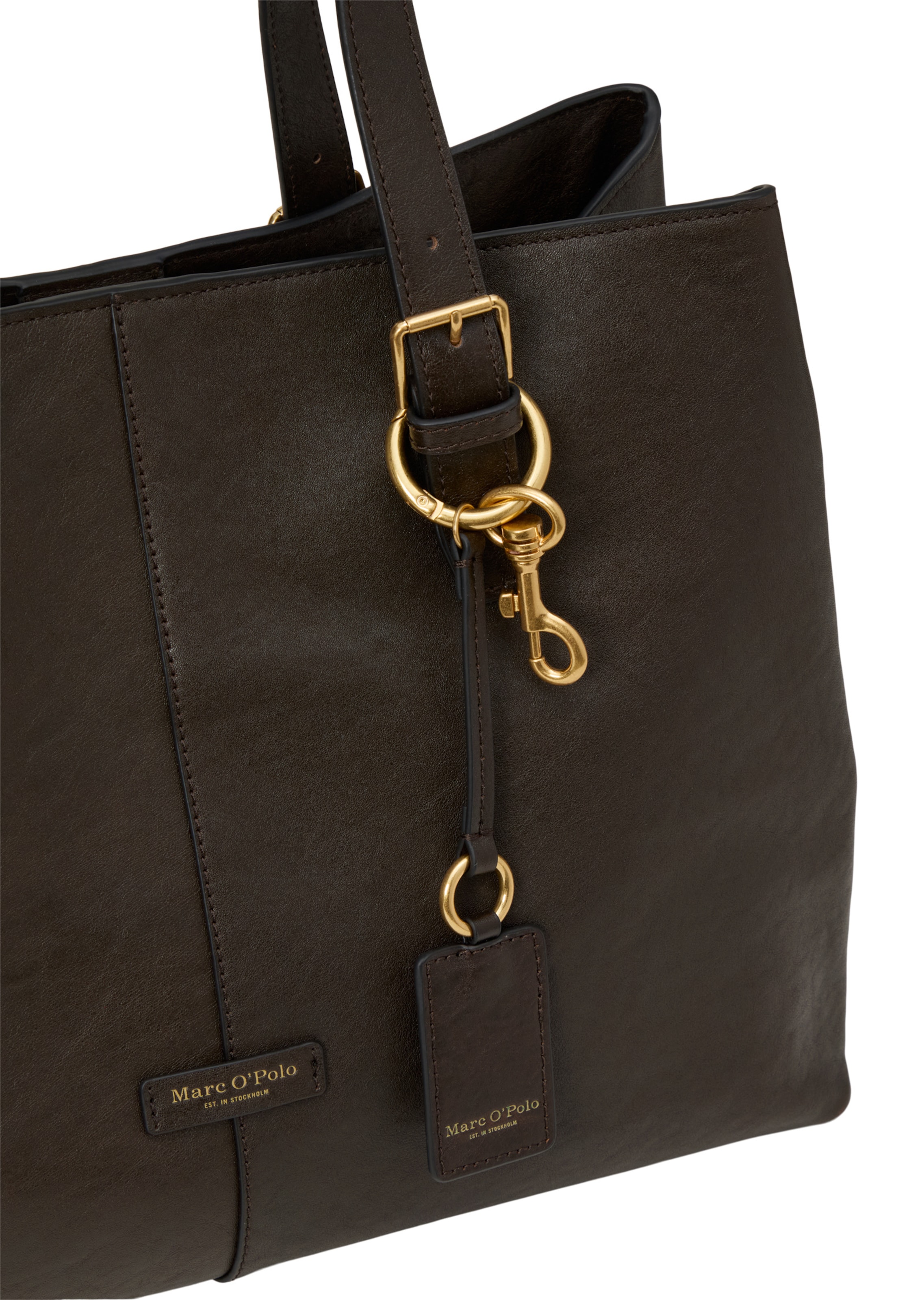 Marc O'Polo Shopper 'Phillis' in Braun: Vorderseite