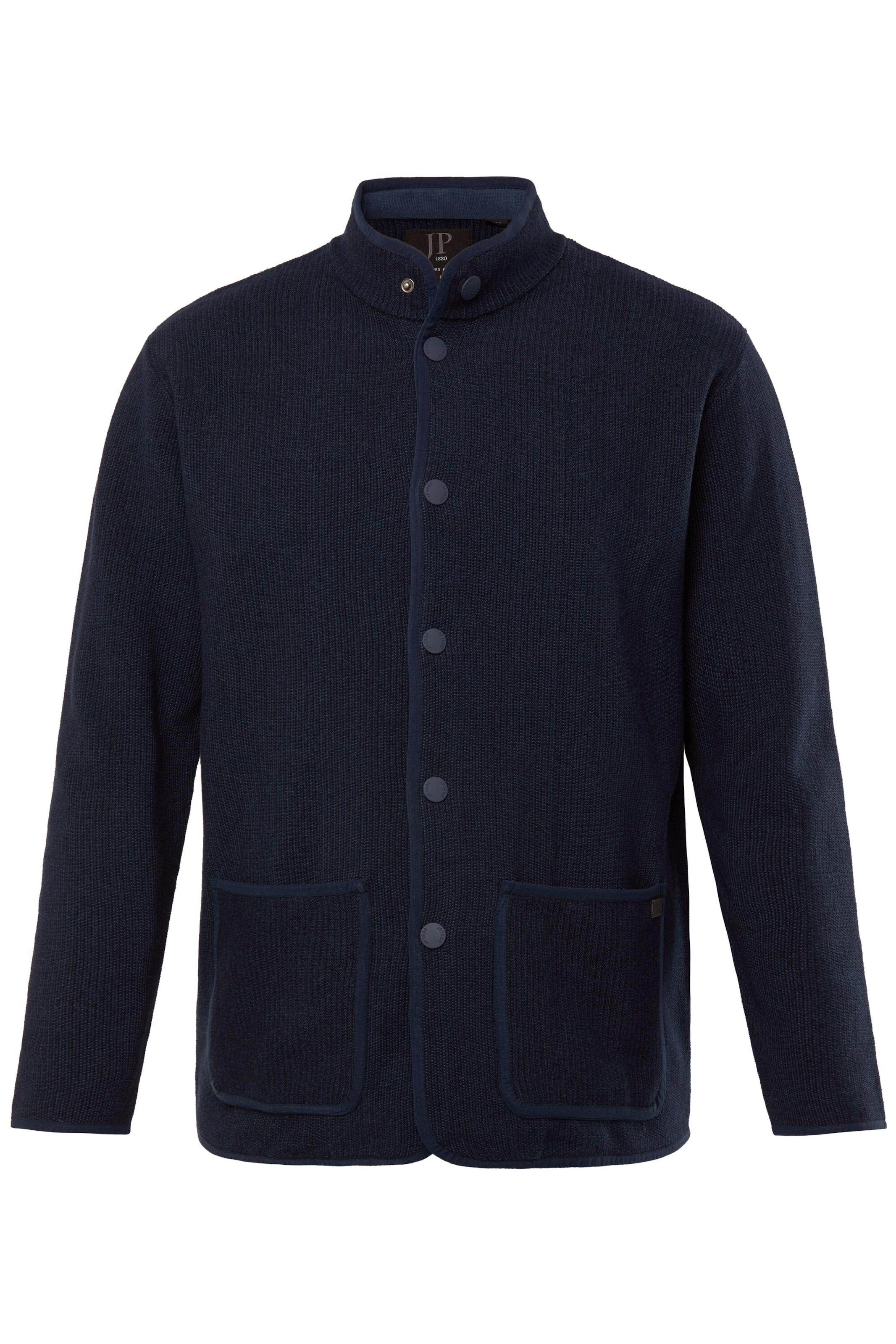 JP1880 Strickjacke in Blau: Vorderseite