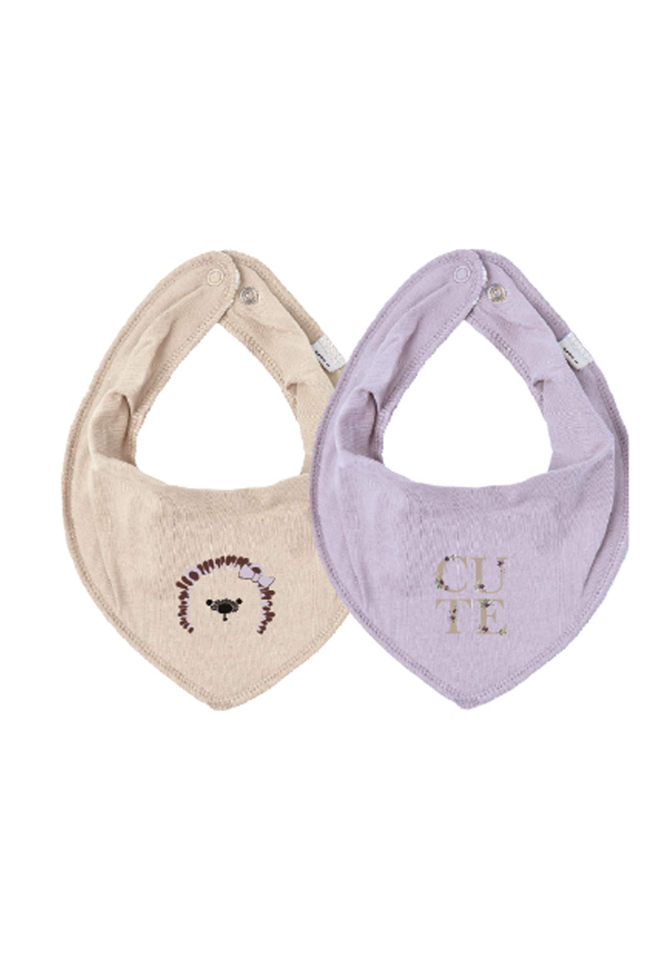 NAME IT Śliniak w kolorze beżowy: przód