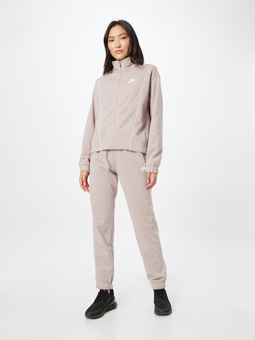 Nike Sportswear Sweatsuit 'Essential' in Grey: front
