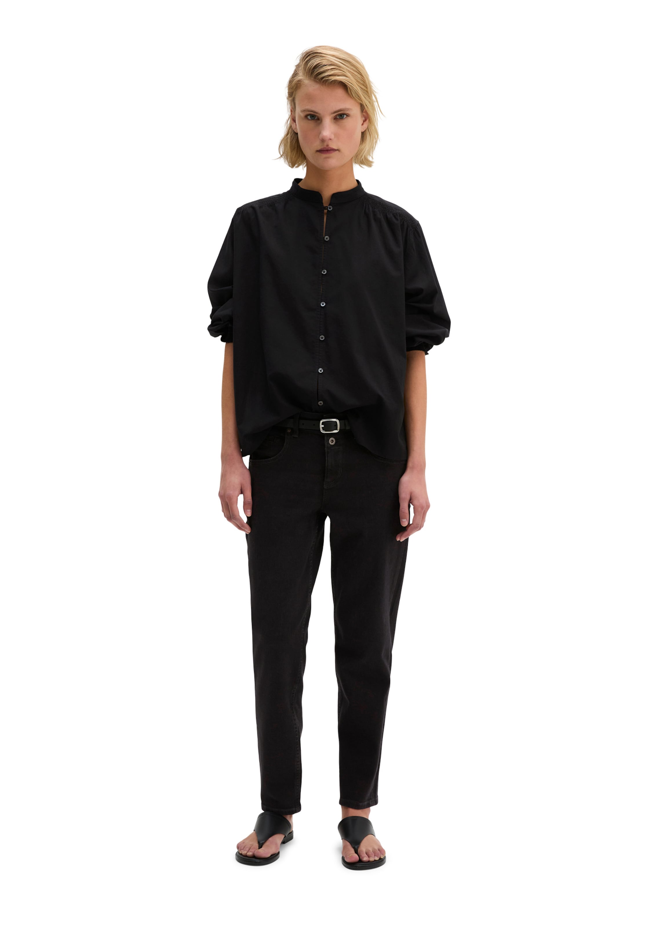Marc O'Polo Bluse in Schwarz