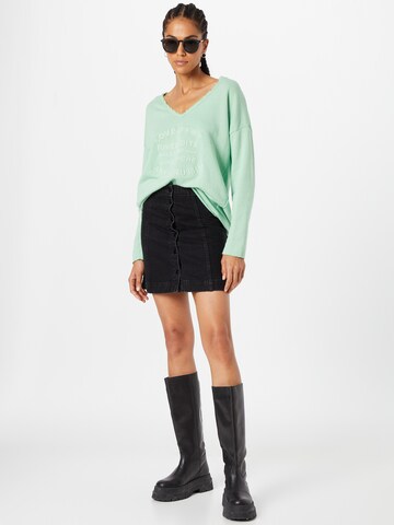 Zwillingsherz Sweater 'Kornelia' in Green